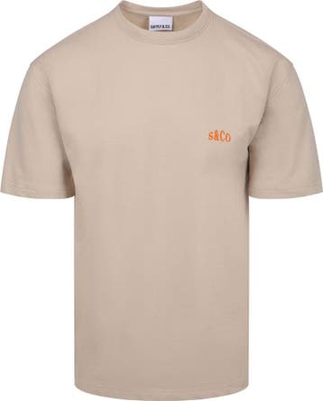 Supply & Co T-Shirt Backprint Beige maat XL Heren, Verzenden, Beige, Maat 56/58 (XL), Supply & Co