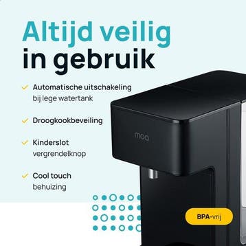 2dekans | MOA Heetwaterdispenser 2,7L met, Ophalen of Verzenden, Gebruikt
