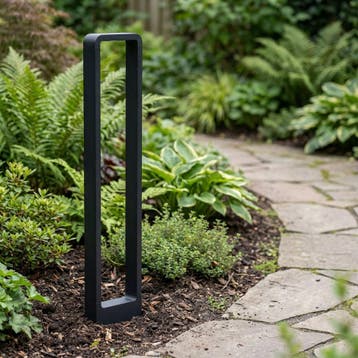 LED Tuinpaal - Staande buitenlamp | 12 Watt | 60cm | Zwart, Staande lamp, Nieuw, Ophalen of Verzenden, Netvoeding