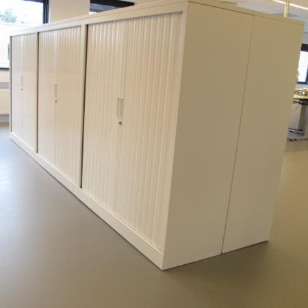 (MDK-102259) Robberechts roldeurkast 135 cm hoog wit NIEUW, Huis en Inrichting, Kasten | Roldeurkasten en Archiefkasten, Nieuw