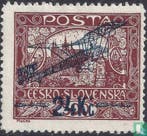 Tsjecho-Slowakije - Allegorie luchtpost met opdruk - 1920, Postzegels en Munten, Postzegels | Europa | Overig, Verzenden, Postfris
