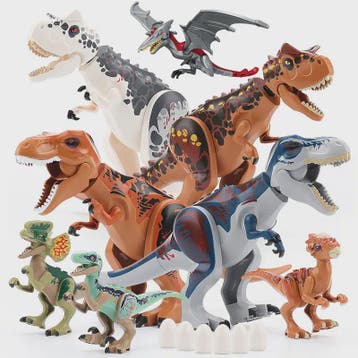 Grote Dinosaurus Bouwstenen Set - T-Rex, Velociraptor & Meer, Verzenden, Nieuw