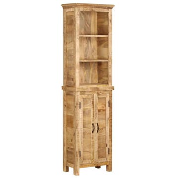 vidaXL Boekenkast 50x30x180 cm massief mangohout, Huis en Inrichting, Minder dan 50 cm, Verzenden, Nieuw, 150 tot 200 cm