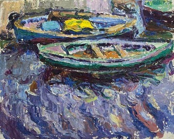 Francisca Salvat Homs (1946) - Reflejos del puerto