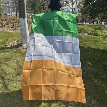 Ierse Vlag 90x150cm - Polyester Vlag van Ierland voor Binnen, Verzenden, Nieuw