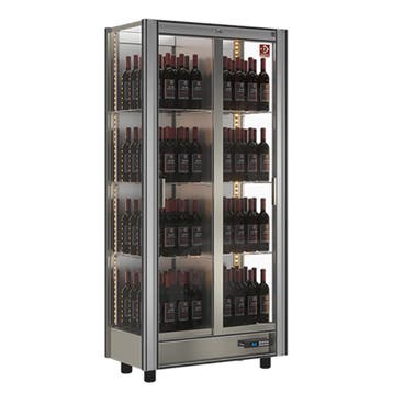 Gekoelde wijnvitrine Lt. 530 - Moduleerbaar, Verzenden, Nieuw in verpakking, Koelen en Vriezen