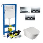 Geberit UP100 Toiletset Compleet | Inbouwreservoir | BWS, Ophalen of Verzenden, Nieuw, Overige typen
