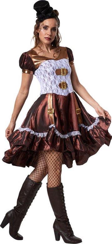 2dekans | Dressforfun Steampunk lady S - verkleedkleding, Dressforfun, Ophalen of Verzenden, Zo goed als nieuw