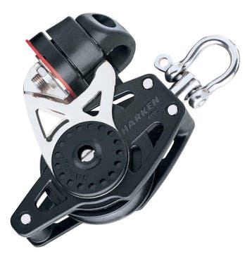 Harken 40C 1-Schijfsblok met Hondsvot en Klem, Ophalen of Verzenden, Nieuw