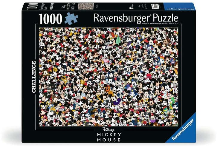 Disney - Mickey Uitdaging Puzzel (1000 stukjes) |, Hobby en Vrije tijd, Denksport en Puzzels, Nieuw, Verzenden