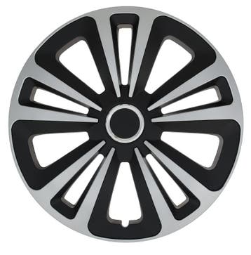 Wieldoppen  Terra Ring Mix Zilver/Zwart 14 Inch, Auto diversen, Verzenden, Nieuw