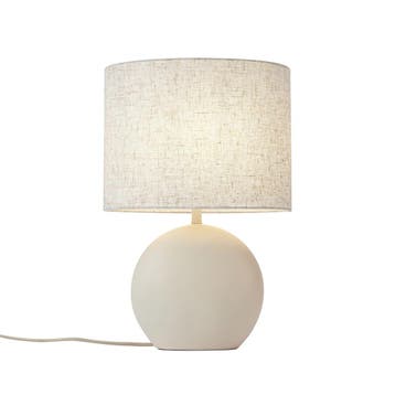 Japandi tafellamp beige met linnen kap - Timo, Huis en Inrichting, Verzenden, Nieuw, Kunststof