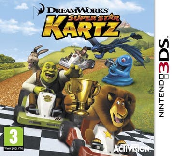 3DS DreamWorks Super Star Kartz, Verzenden, Zo goed als nieuw