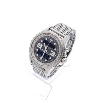 Breitling Professional Chronospace A78365; Heren piloten..., Overige merken, Staal, Polshorloge, Ophalen of Verzenden