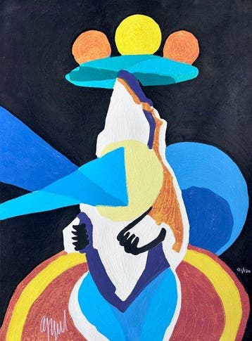 Karel Appel (1921-2006) - Le Jongleur Prophétique
