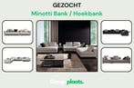 GEZOCHT: Minotti Bank / Hoekbank — Directe Inkoop, Ophalen of Verzenden, Nieuw, Bankstel Bank Zetels Sofa Hoekbank Design bank