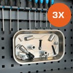 Datona RVS magneetschaal rechthoekig - 3 stuks - Datona, Ophalen of Verzenden