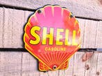 Shell Gasolina Schelp emaille bord 15x15cm, Verzamelen, Verzenden, Nieuw