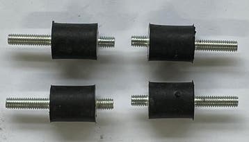 Set (4 stuks) 15mm trillingsdempers voor Itho WTW unit., Ophalen of Verzenden, Nieuw