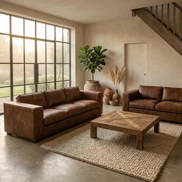 Hoekbank Sassari Walnut | Het Anker, Huis en Inrichting, Ophalen of Verzenden, Nieuw