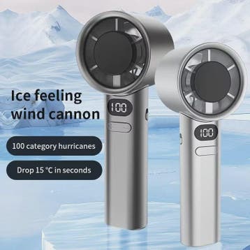 Bladeless Handheld Ventilator met 100 Snelheden & USB Oplade, Verzenden, Nieuw