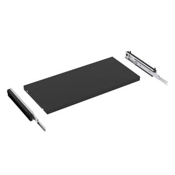 Uittrekbaar legbord basic 100 cm Zwart (Nieuw), Ophalen, Nieuw in verpakking