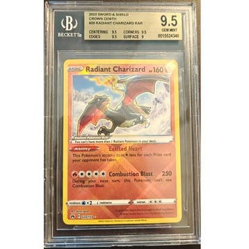Radiant Charizard (CRZ 020) BGS 9.5, Verzenden, Nieuw