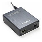 HDMI audio extractor | Nedis (4K@60Hz, HDMI, Toslink, Jack), Verzenden, Nieuw