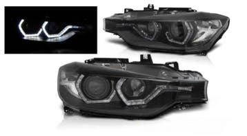 Angel Eyes Xenon koplampen Black geschikt voor BMW F30 F31, Auto-onderdelen, Verzenden, Nieuw, BMW