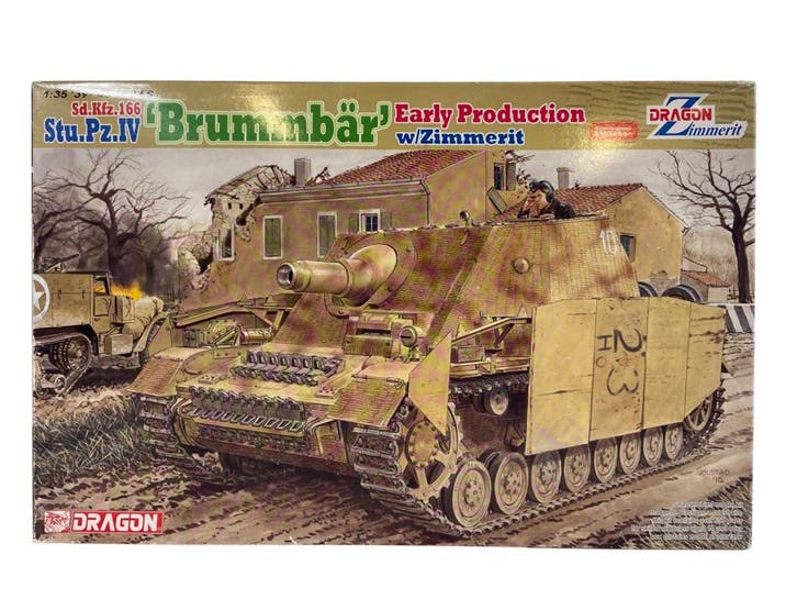 Sd.Kfz.166 Sturmpanzer IV Brummbär Early Production, Hobby en Vrije tijd, Modelbouw | Auto's en Voertuigen, Verzenden