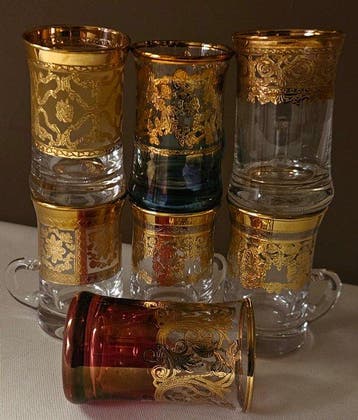 ISMIE showroom - Drinkservies (7) - zeven Murano-glas