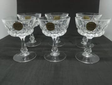 Cristal dArques - Champagneglas (6) - Kristal, Glas -