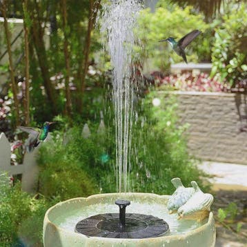 Drijvende Mini Solar Waterfontein voor Tuin, Vijver & Vogelb, Verzenden, Nieuw