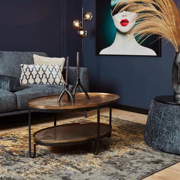 Salontafel Kate | 100 cm | Ovaal | Starfurn, Ophalen of Verzenden, Nieuw