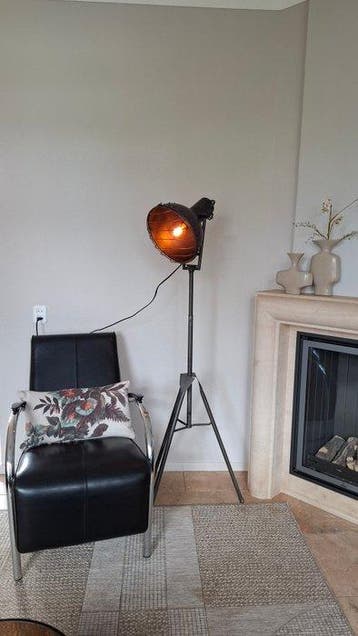 Uplighter vloerlamp - Metaal - In hoogte verstelbaar