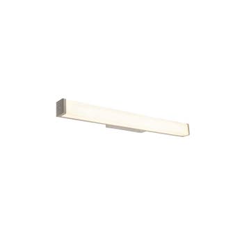 Moderne badkamer wandlamp staal 62 cm IP44 - Cascada, Huis en Inrichting, Woonaccessoires | Spiegels, Verzenden, Nieuw, Rechthoekig