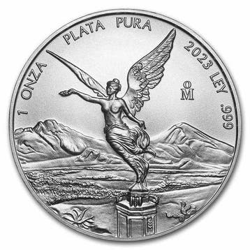 Mexico. 1 Onza 2023 1 Onza Mexican Silver Libertad Coin BU
