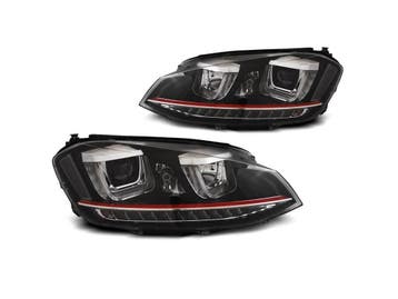 VW Golf 7 Black Red Line LED koplamp units, Auto-onderdelen, Verlichting, Verzenden, Nieuw, Volkswagen