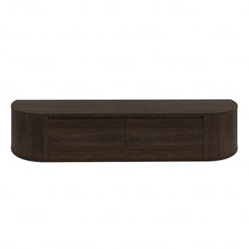 Aura Japandi Tv-meubel 180 x 35 x 33 cm - Walnoot, Ophalen of Verzenden, Nieuw