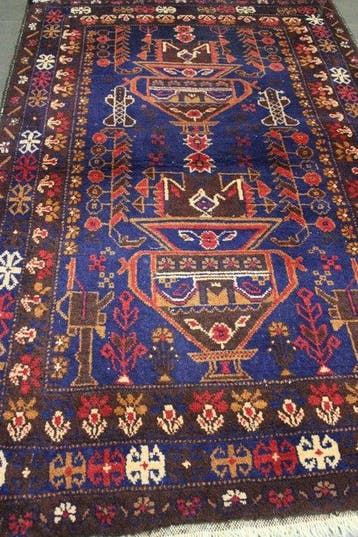 Beloudj - Loper - 138 cm - 90 cm, Nieuw