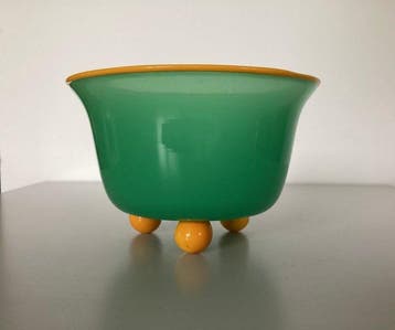 Tango Glas - Schotel - - Art Deco, Antiek en Kunst, Antiek | Glas en Kristal