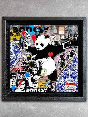Stéphanie Godann - Banksy Porcelain Fusion
