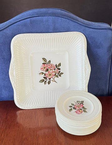 Wedgwood - Wedgwood - Tafelservies (10) - Briar Rose -, Antiek en Kunst