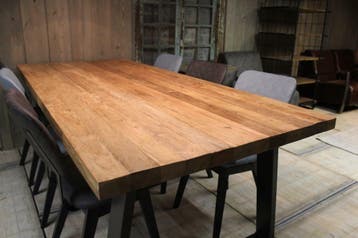 Teakhouten Exotic tafelblad, massieve tafelbladen teakhout, Teakhout, Nieuw, Rechthoekig, 50 tot 100 cm