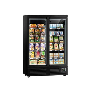 GGM Gastro | Wandkoelmeubel - 1260mm - 991L - met 2 glazen |, Verzenden, Nieuw