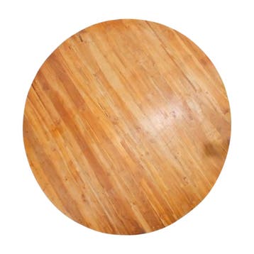 Houten tafel, diameter 140cm, gebruikt, Huis en Inrichting, Ophalen of Verzenden, Gebruikt