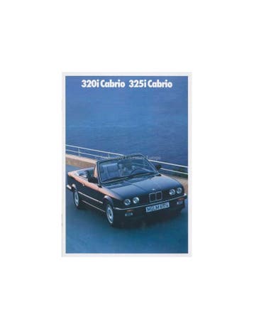 1989 BMW 3 SERIE CABRIOLET BROCHURE NEDERLANDS, Nieuw, BMW, Author