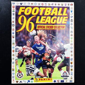 Panini Complete Sticker Album Endsleigh Football League 96, Nieuw