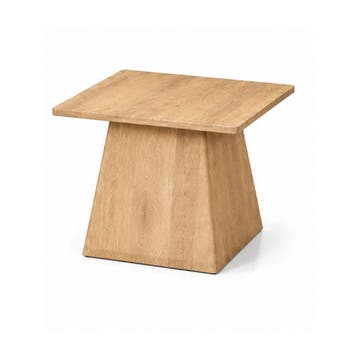 Salontafel Skagen 60x60x40cm Mango naturel, Huis en Inrichting, Tafels | Salontafels, Ophalen of Verzenden, Nieuw