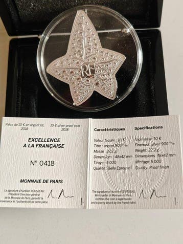Frankrijk. 10 Euro 2018 Boucheron Proof